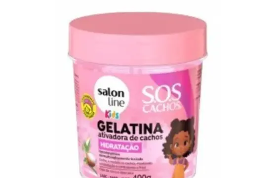 Salon Line Gelatina Kids Hidratacao SOS Cachos 400g
